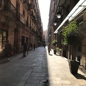 Catalunya Barcelona photo of Barcelona's ciutat vella on a sunny day.