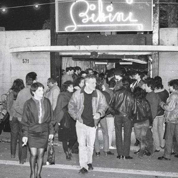 Photo of Bikini Club from the 1980s for Catalunya Barcelona film