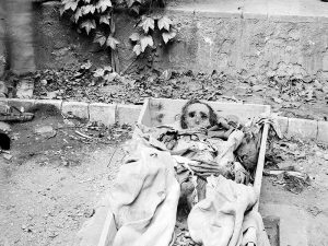 1909 - Unearthed corpses at the Beates convent in Barcelona's Barri de Poblet