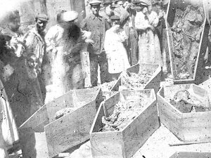1909 - Unearthed corpses at Magdalenes convent on Carrer de Casanova