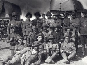 1921 - Sergeants and officers of the Catalan Regiment of Alcántara.