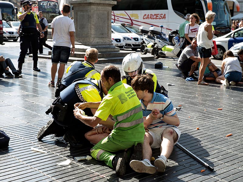2017 - Terrorist attack in Barcelona's Las Ramblas