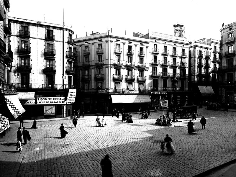 1908 - Plaça de l'Àngel.