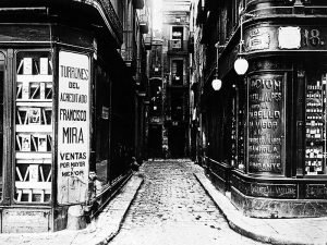 1908 - Basea Street from Plaça de l'Angel