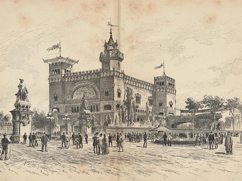 Castle of the Three Dragons Barcelona Exposition of 1888.
